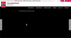Desktop Screenshot of collingwoodnissan.net